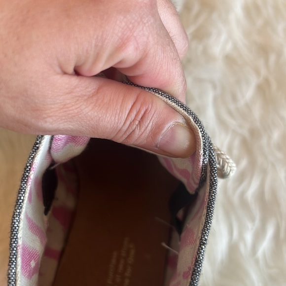 Toms Blue/Gray Denim Wedge Heels Women's Size 7 - Picture 11 of 14